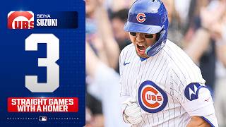 Seiya Suzuki's third straight game with a home run for the Cubs! ???? | MLB Highlights 鈴木誠也ハイライト