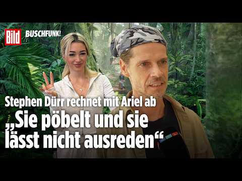 DSCHUNGELCAMP: Stephen Dürr rechnet ab – Sex-Beichte und Ärger mit Ariel | Buschfunk-Clips