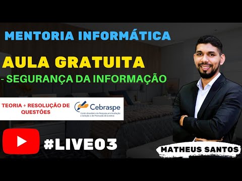 Segurança da Informação -CESPE 2020 (Aula de Informática)