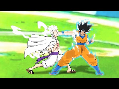 LUFFY GEAR 5 vs GOKU ULTRA INSTINCT - Fan Animation