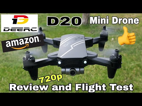 DEERC D20 Mini drone - Awesome Flyer!! (Review and Flight Test) 720p Cam, Voice Control, Gestures