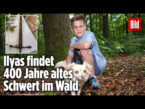Junge (11) findet 400 Jahre altes Ritterschwert