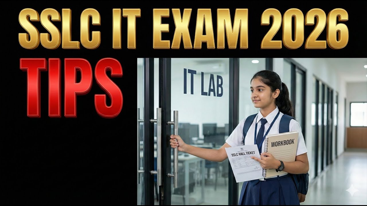 SSLC IT EXAM 2026|TIPS