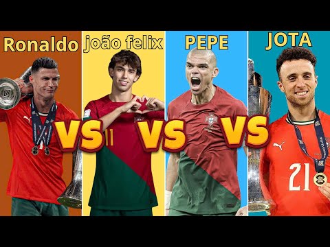 Comparison: Joao Felix vs Diogo Jota vs PEPE vs Ronaldo - Rest in Peace Jota