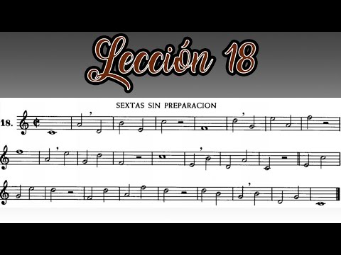 Lección 18 Método Hilarion Eslava - Primera Parte