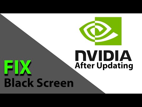 fix a black screen after installing Update Nvidia drivers ! | Best Solution Nvidia black Screen
