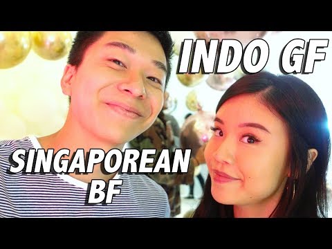 COUPLE SPEAKS CHINESE FOR 24 HOURS - Indo GF & Singaporean BF