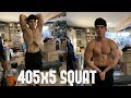 405x5 SQUAT PR | SMOLOV INTENSE CYCLE!