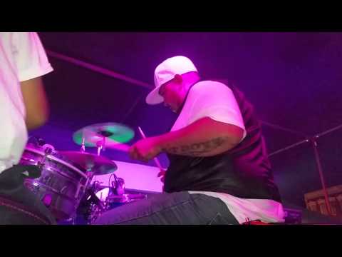 Atboyz drummer in action