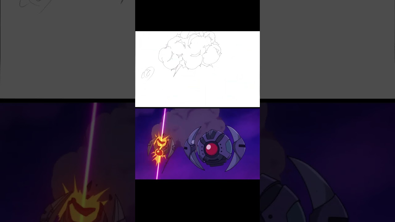 Blow 'em all away, Zero.  #anime #90sanime #animebattle #genga