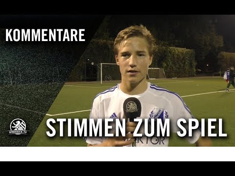Die Stimmen zum Spiel | SV Empor Berlin U15 – FC Viktoria 1889 Berlin U15 (4. Spieltag)