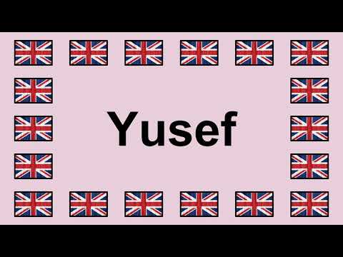 Pronounce YUSEF in English 🇬🇧