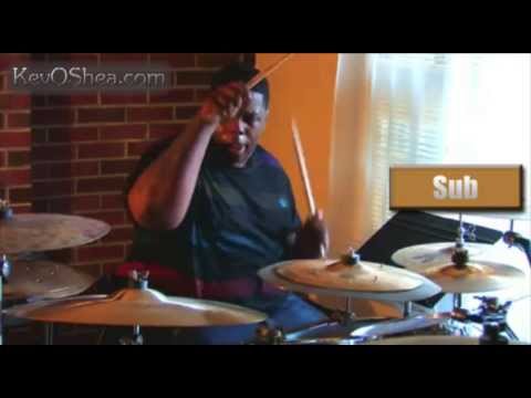 Aaron Spears Soloing in 12/8 Transcription | Drum Lesson