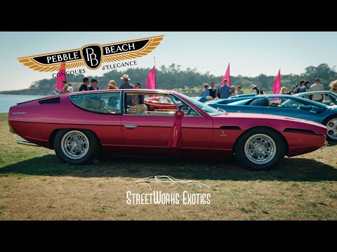 Italian Elegance: Lamborghini Espada's Day in the Pebble Beach Sun!
