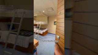 There are several different interior cabin type categories. Be sure to choose your wisely! #cruise ￼