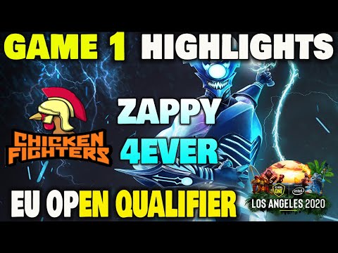 CHICKEN FIGHTERS ! VS ZAPPY 4EVER ESL ONE LOS ANGELES 2020 EU OPEN QUALIFIER