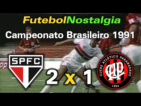 São Paulo 2 x 1 Atlético-PR - 03-03-1991 ( Campeonato Brasileiro )
