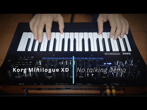 Korg Minilogue XD - NO TALKING demo