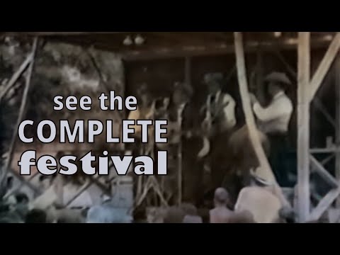 First Bluegrass Festival in Fincastle, VA in 1965
