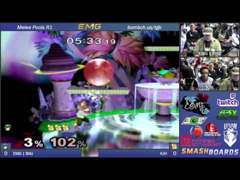 KJH vs EMG Blitz   The Come Up   SSBM Pools