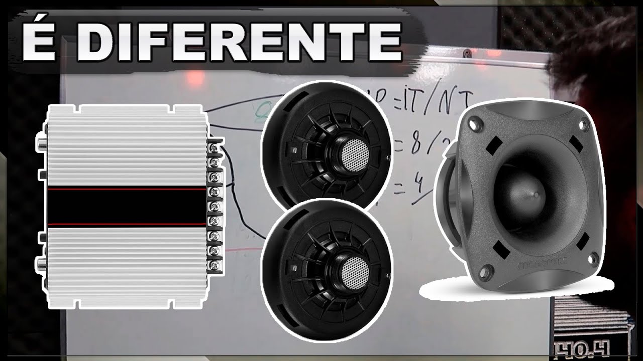 Como Casar Impedância de CORNETA e TWEETER juntos - Capacitor anula a impedância?