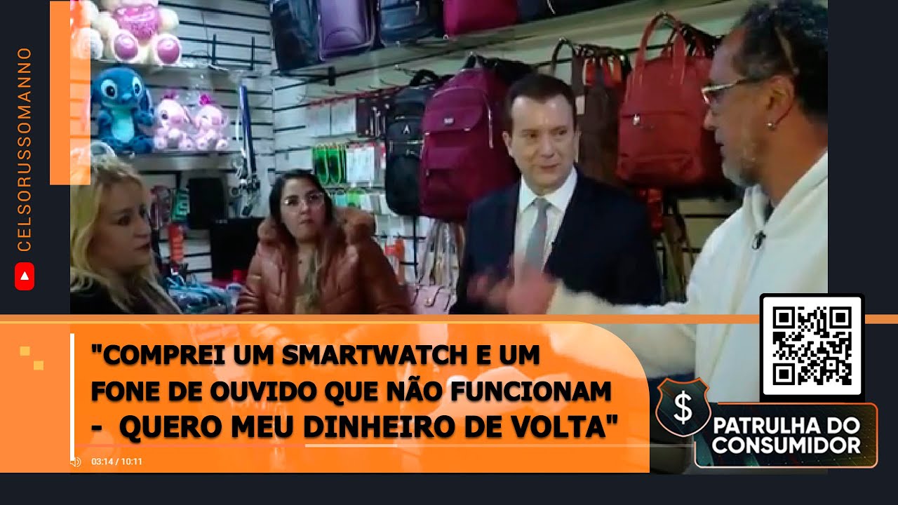 "Comprei um smartwatch e um fone de ouvido que não funcionam -  QUERO MEU DINHEIRO DE VOLTA"