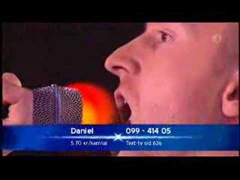 Daniel Karlsson - You´re the voice (2007-10-05) Swedish Idol