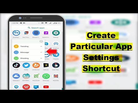 How to make shortcuts to an application on Android?
