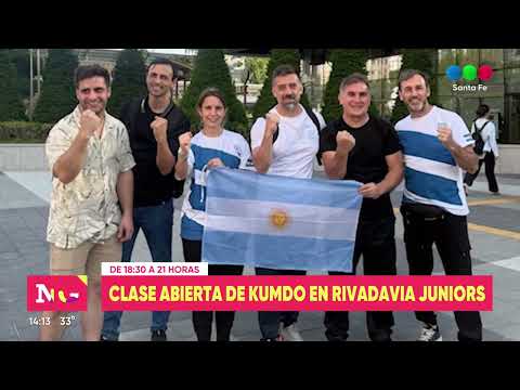 Clase abierta de Kumdo en Rivadavia Juniors