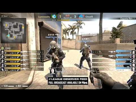 LG vs C9 (Bo3) - ELEAGUE 2016 Season 1 Group A Finals - Luminosity vs Cloud9