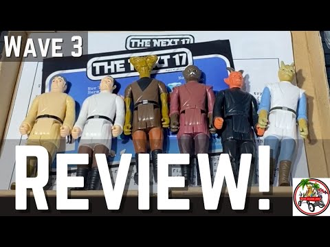The Next 17 Wave 3 Review New Cantina Figures for my Vintage Kenner Star Wars Collection #thenext17
