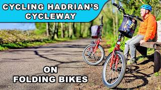 Cycling Hadrian's Cycleway (Route 72) | Prudhoe towards Newcastle on Folding Bikes