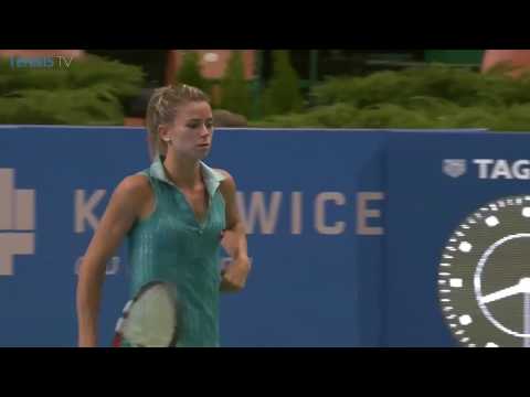 Camila Giorgi dominates Aga Radwanska 6-4 6-2, Katowice 2015