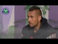 Nick Kyrgios Wimbledon 2019 First Round Press Conference