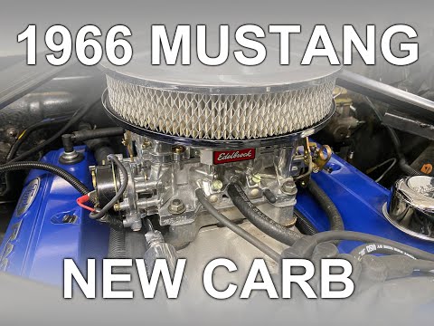 How to install a new Edelbrock carburetor