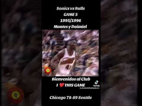 "Sonics vs Bulls" GAME 5 1995/1996 highlights por Andrés Montes y Daimiel