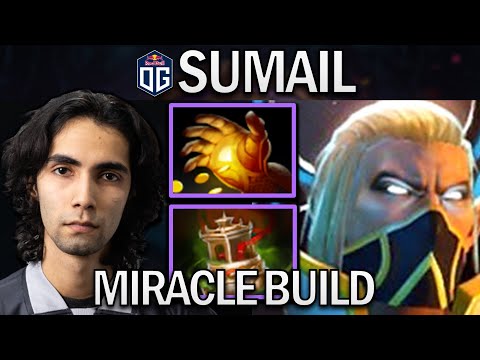 OG.SUMAIL INVOKER - MIRACLE BUILD - DOTA 2 7.30E GAMEPLAY
