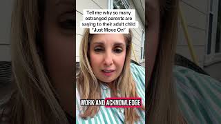 Estranged parents please stop saying get over it. #parentingtips #estrangement #narcissist #healing