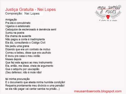 Justiça Gratuita - Nei Lopes