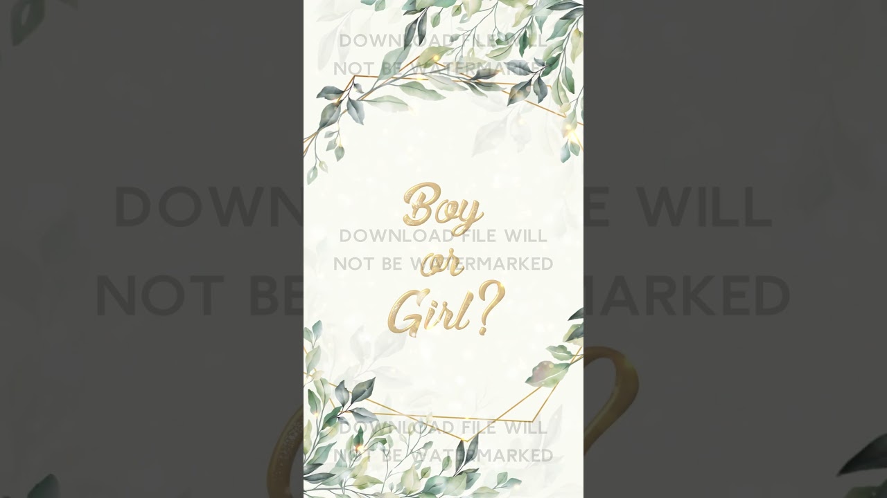 It's A Boy- Digital Gender Reveal Announcement , Gender Reveal Idea, Pregnancy Announcement