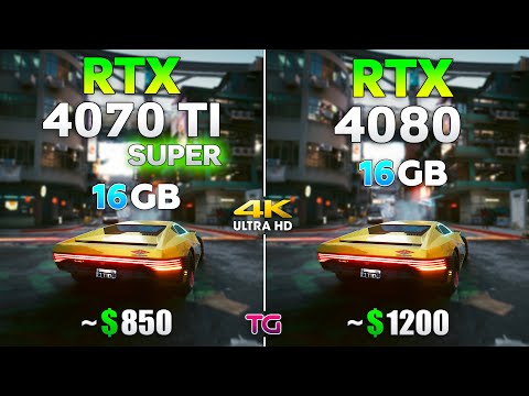 RTX 4070 Ti SUPER vs RTX 4080 - Test in 4K