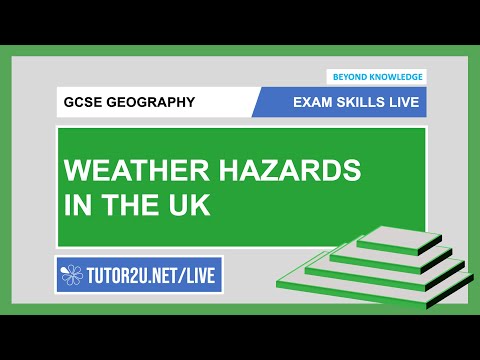 GCSE Geography | Exam Skills Live | Weather Hazards in the UK