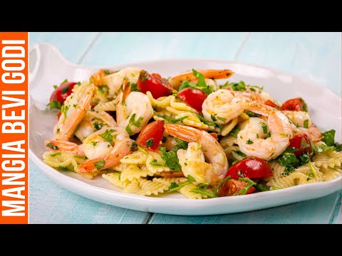 PASTA FREDDA CON GAMBERI - FRESCHEZZA E GUSTO A OGNI MORSO