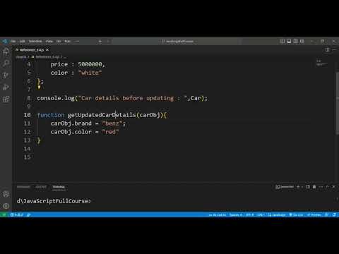 Javascript 28 References Objects Functions With Examples