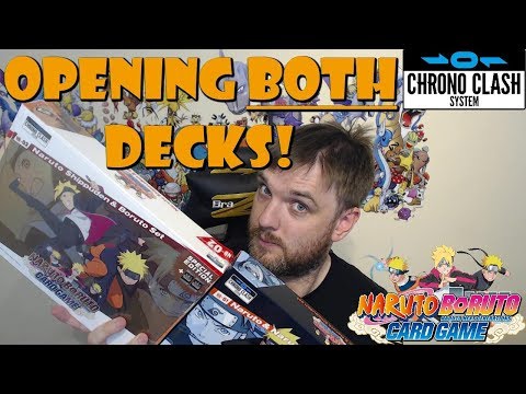 Opening BOTH The Naruto Chrono Clash Decks!