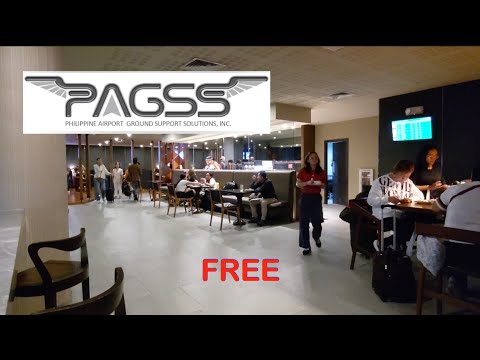 PAGSS Premium Airport Lounge GRATUITAMENTE no Terminal 3 da NAIA