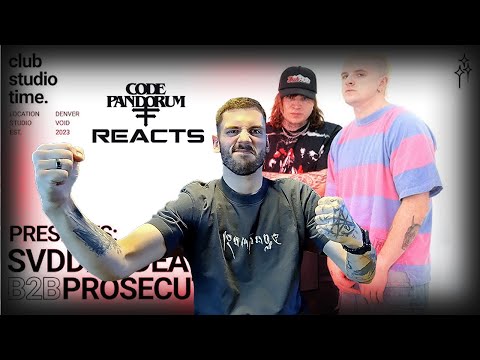 SICK AF!!! | Code: Pandorum reacts to PROSECUTE b2b SVDDEN DEATH at @clubstudiotime