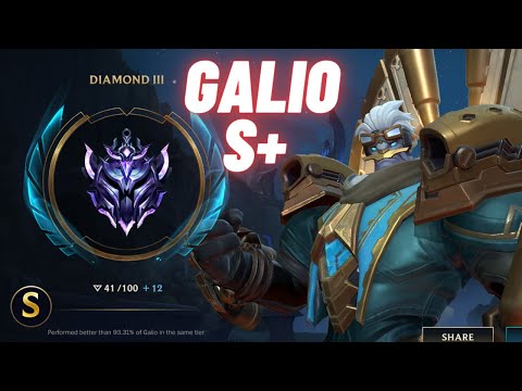GALIO TAUNTS SETUPS! Wild Rift Galio Gameplay | Galio Best Build & Runes | Wild Rift Hexplorer Galio