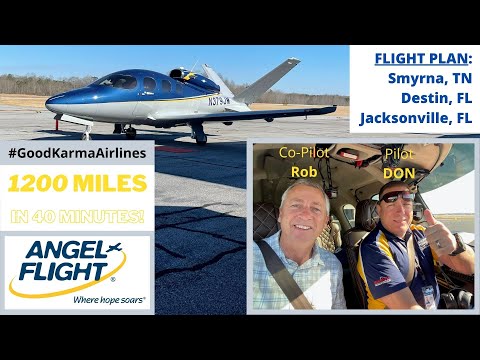 Angel Flight Mission - SF50 Flights MQY DTS VQQ