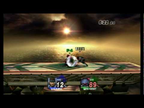 VC7 LF Ally (Snake) vs. M2K (MetaKnight) 2 - SSBB